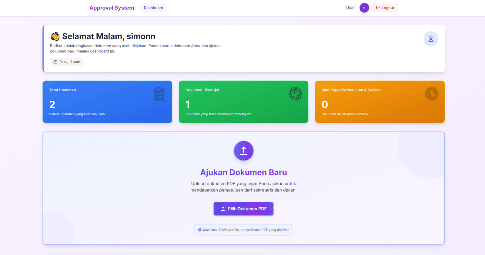 User Dashboard