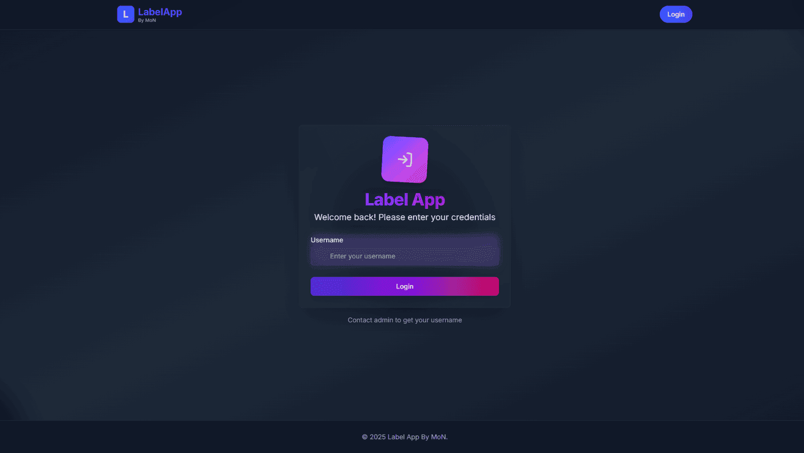 Login Page